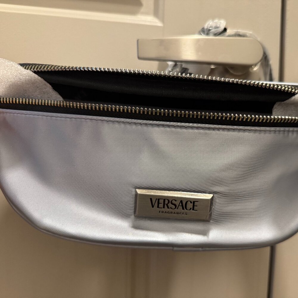 Versace Silver Belt Bag